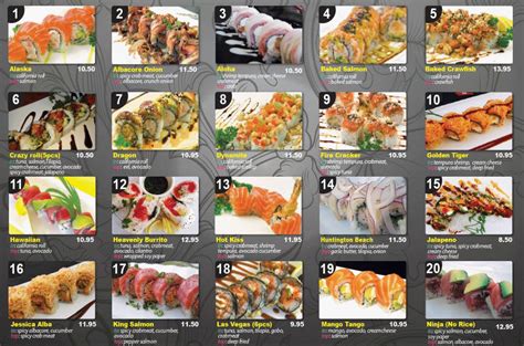 marui sushi menu  I was presented with a beautiful display of super fresh top quality cuts of sushi